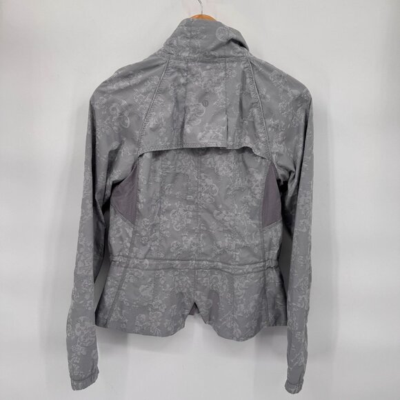 Lululemon Full Zip Lightweight Travel to Track Jacket Womens 4 XS Purple Gray - Picture 7 of 13